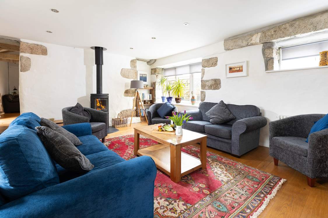 Mowhay Barn has so much space for the family to relax.