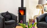 Light the wood-burner and relax. - Thumbnail Image