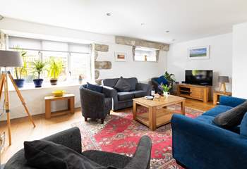 The cosy sitting-room.