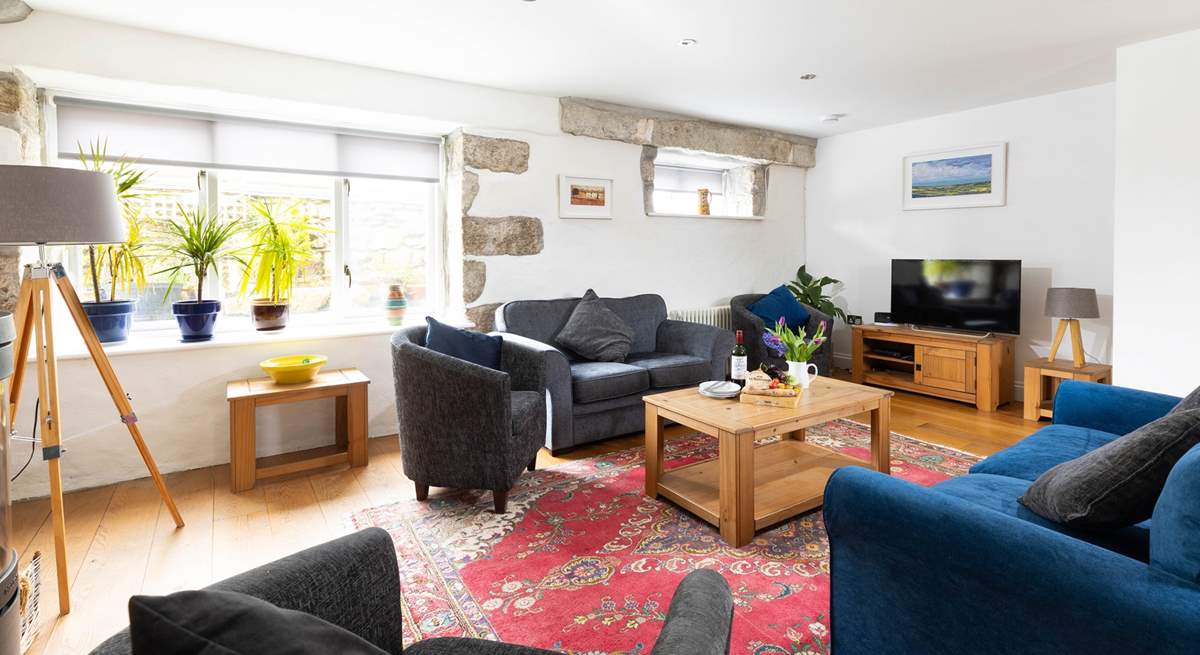 The cosy sitting room.