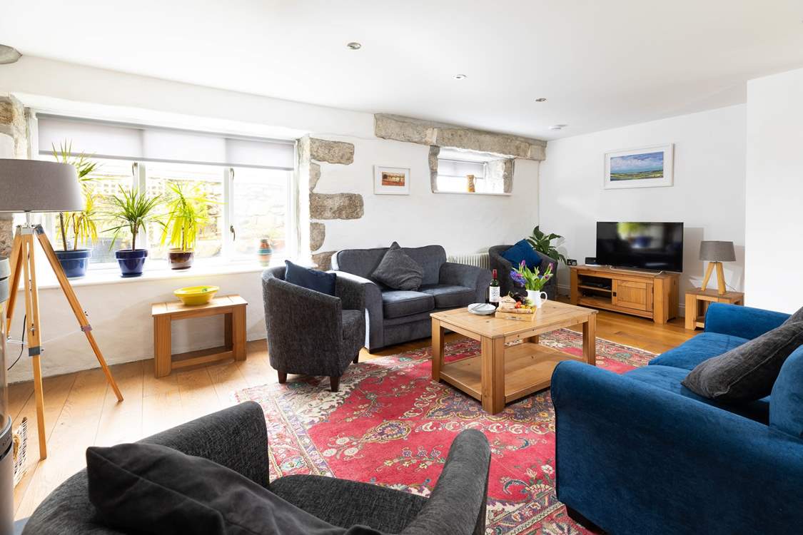 The cosy sitting-room.