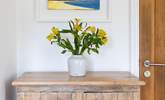 The owners beautiful artwork is displayed throughout the cottage. - Thumbnail Image