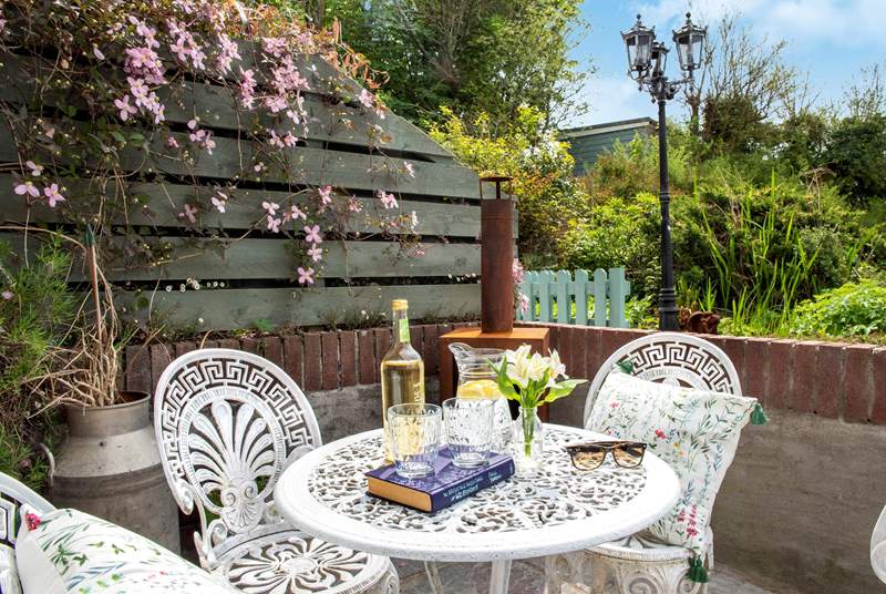 Enjoy dining in the best of the Cornish sunshine on your private terrace