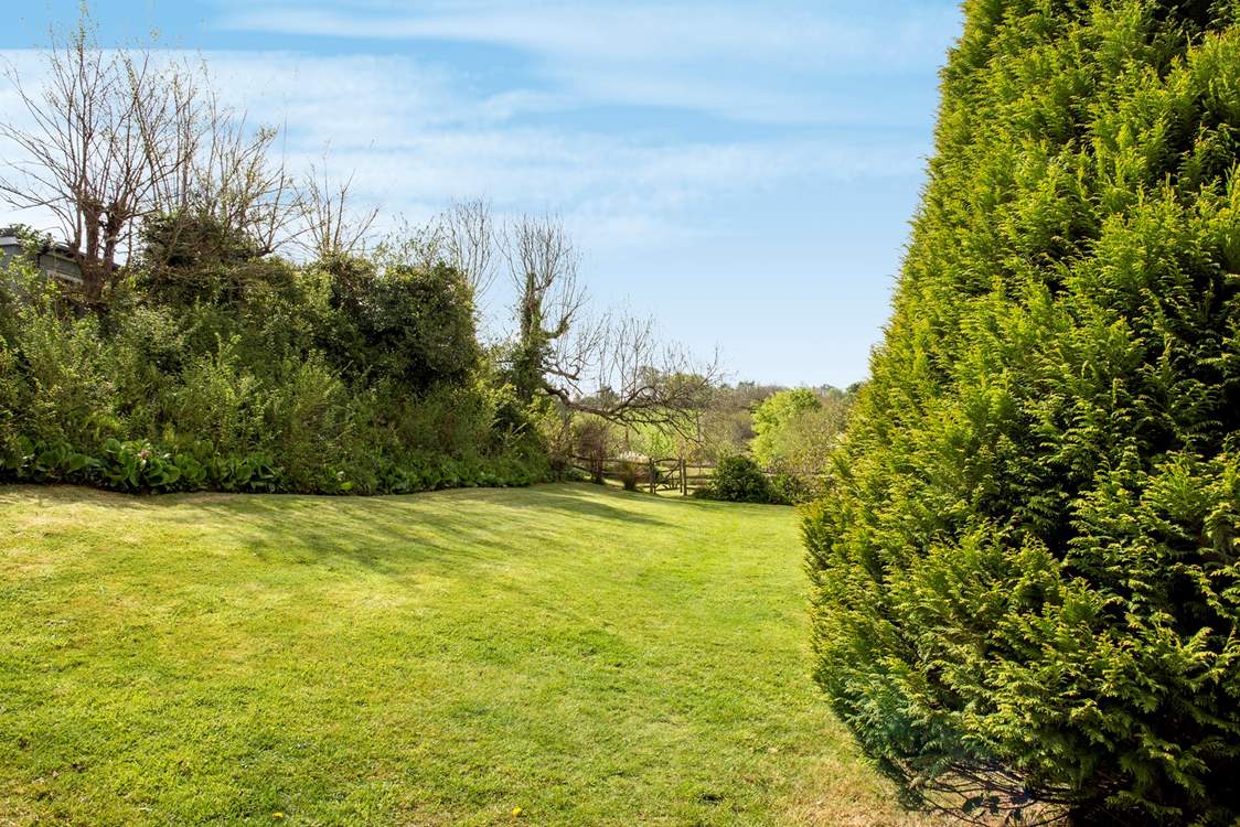 The lovely lawned area