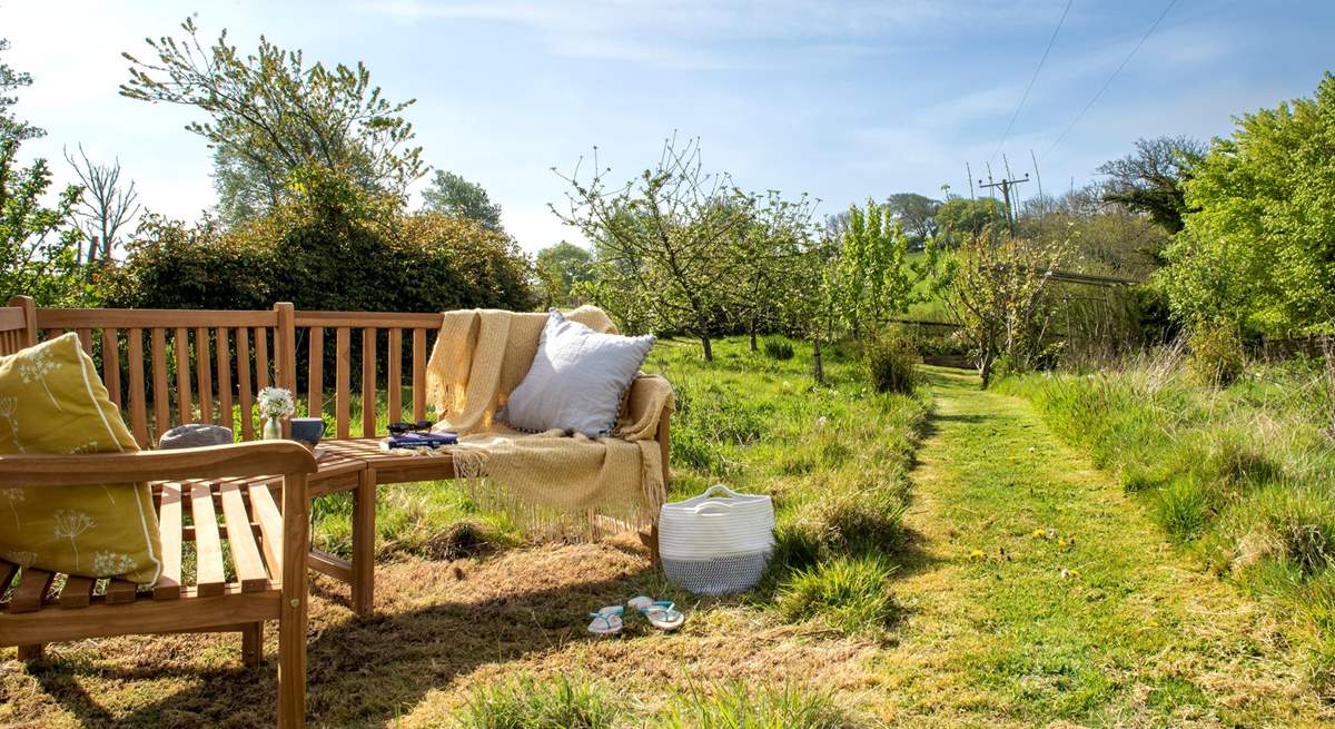 A lovely spot to sit and enjoy a holiday read or simply relaxing enjoying the setting