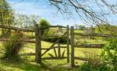 Step through the garden gate into the wild meadow garden and orchard - Thumbnail Image