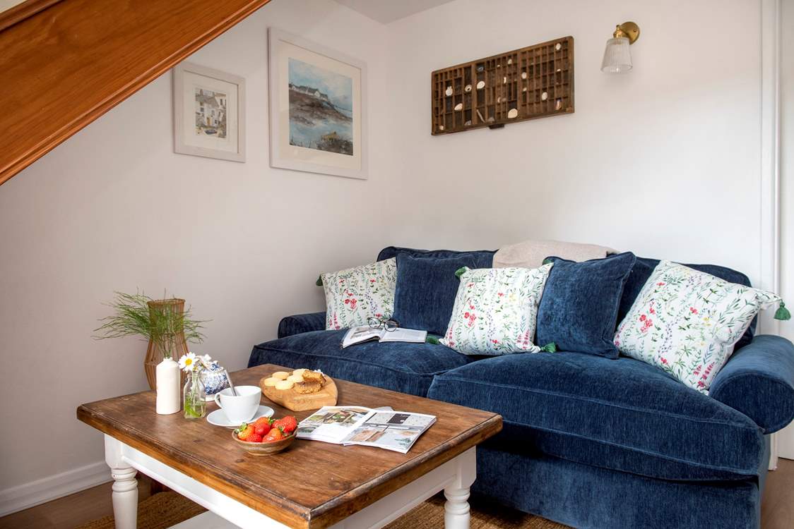 Cosy up on the sofa and relax