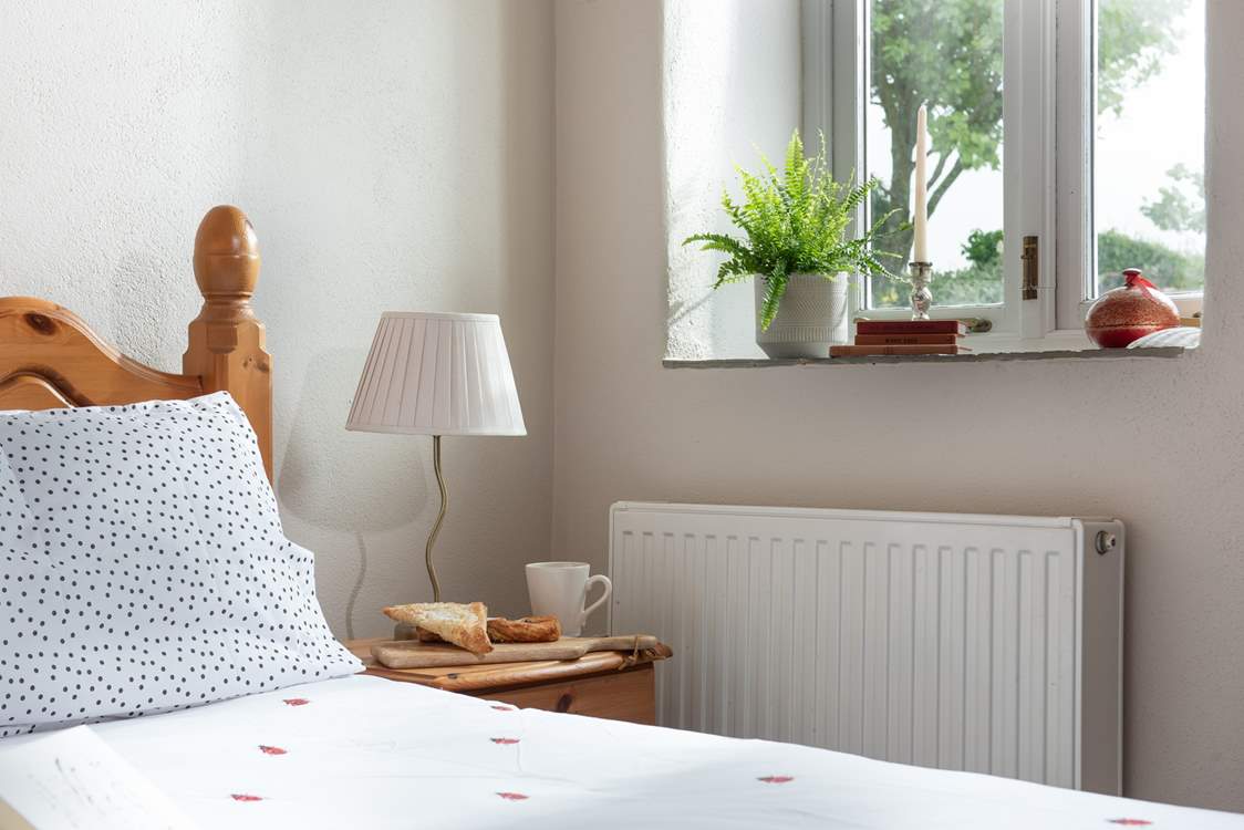 Breakfast in bed? Why not, you are on holiday!