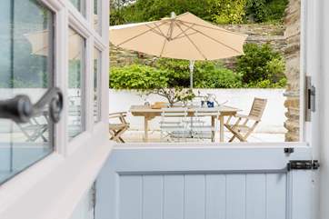 The perfect spot for al fresco dining.
