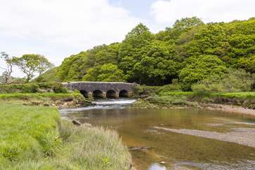 Tranquil countryside abounds here.