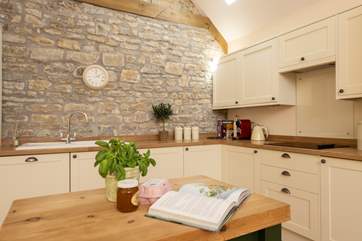 We love the original exposed stonework.