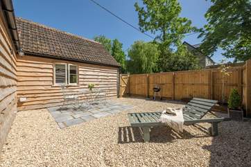 Soak up the sunshine in your private, enclosed outside area.