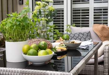 Make the most of al fresco dining at Arcus.