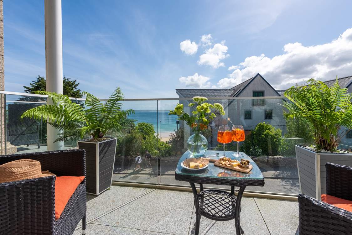 Sit in the Cornish sunshine in beautiful surroundings.