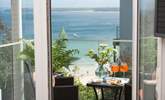 The balcony off bedroom 1 provides the perfect spot to take in the white sandy beach of Porthminster. - Thumbnail Image