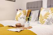 Gorgeous linens ensure a great night's sleep here.