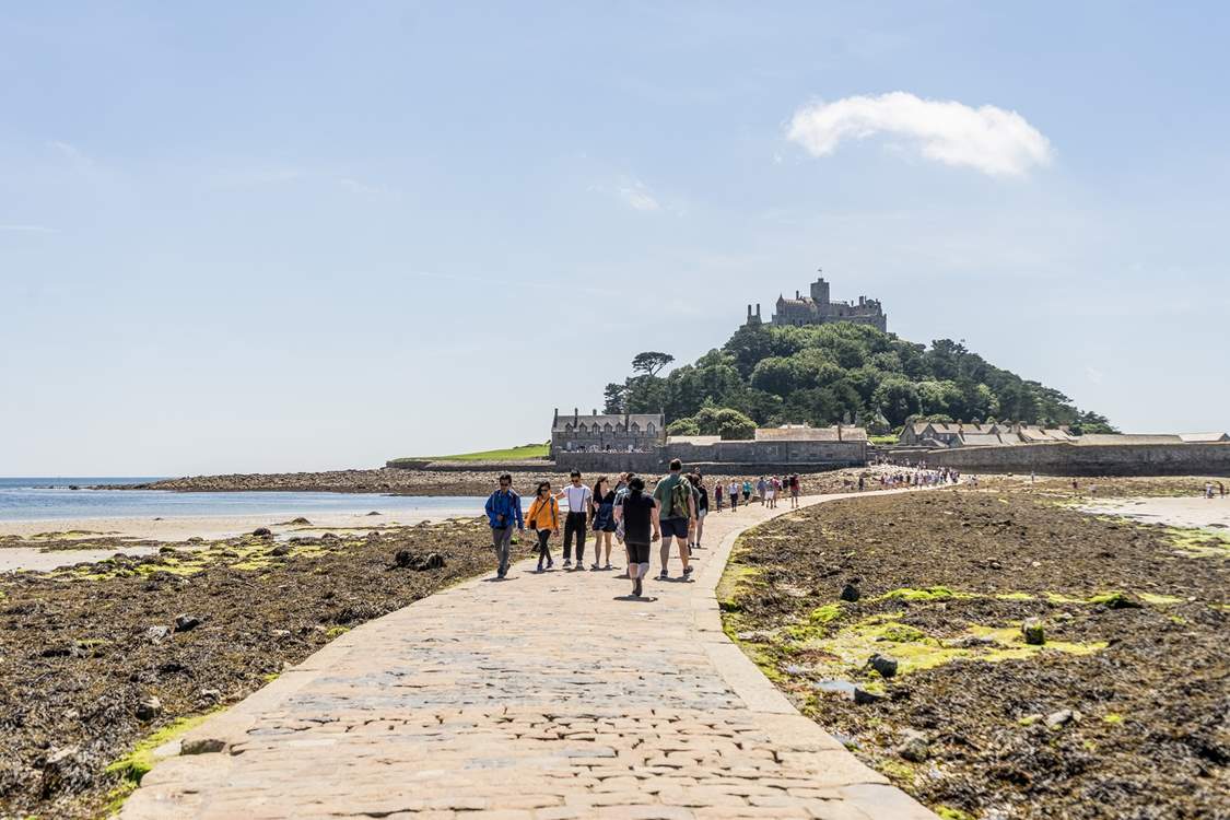 Iconic St Michael's Mount on the south coast is worth a visit.