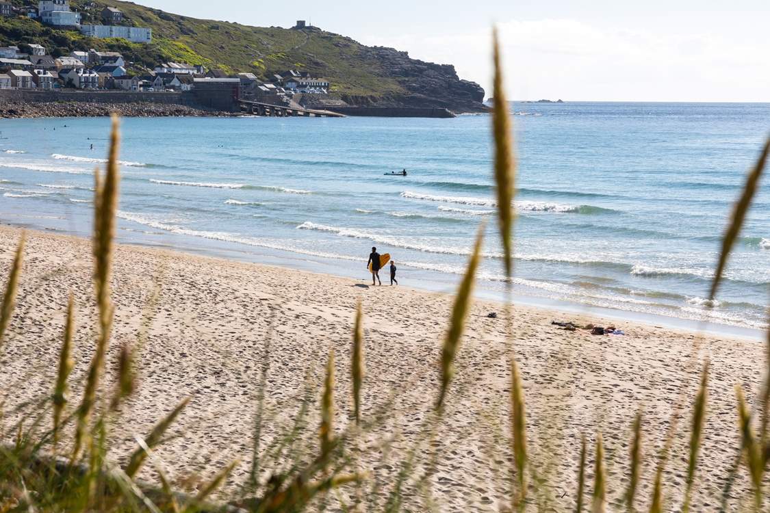 Further along the coast Sennen is a mecca for surfers.