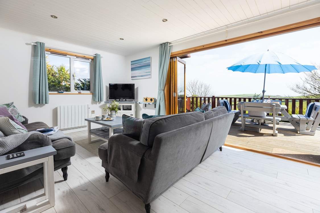 Coast Lodge makes the most of its elevated position with fabulous views from the decked balcony.