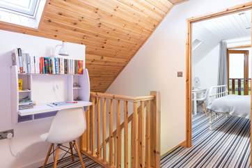 If work calls whilst you are away there's a handy desk on the first floor.