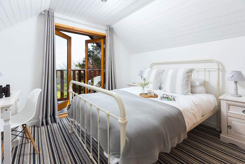 The bedrooms are a delight and bedroom one on the first floor has a balcony, the perfect place for a morning cuppa.