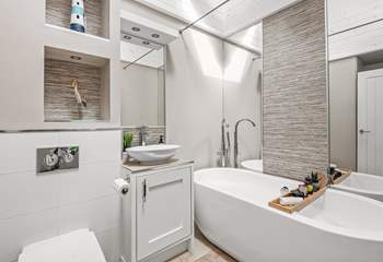 There is a beautifully finished bathroom situated next door to bedroom two.