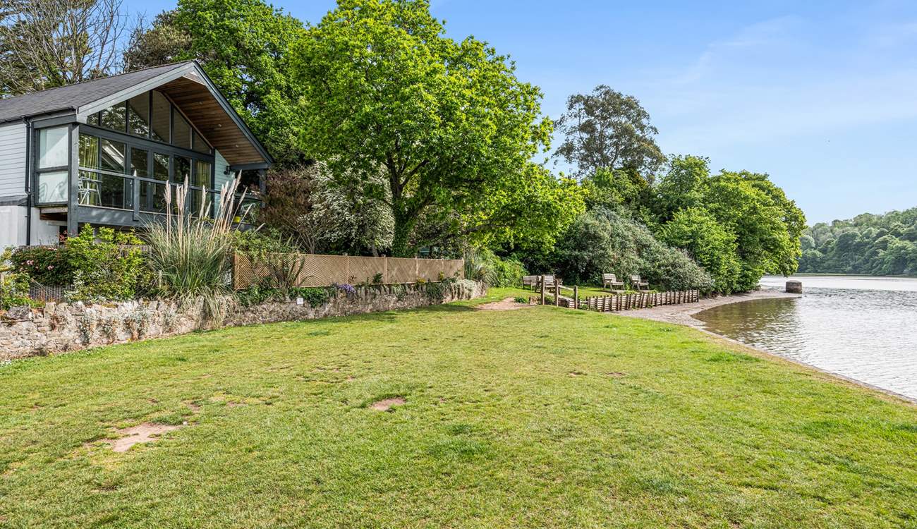 There's plenty of space to enjoy on the water's edge.