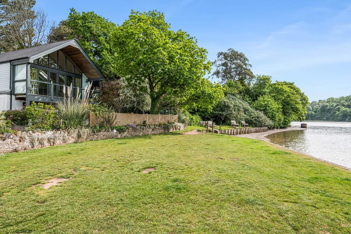 There's plenty of space to enjoy on the water's edge.