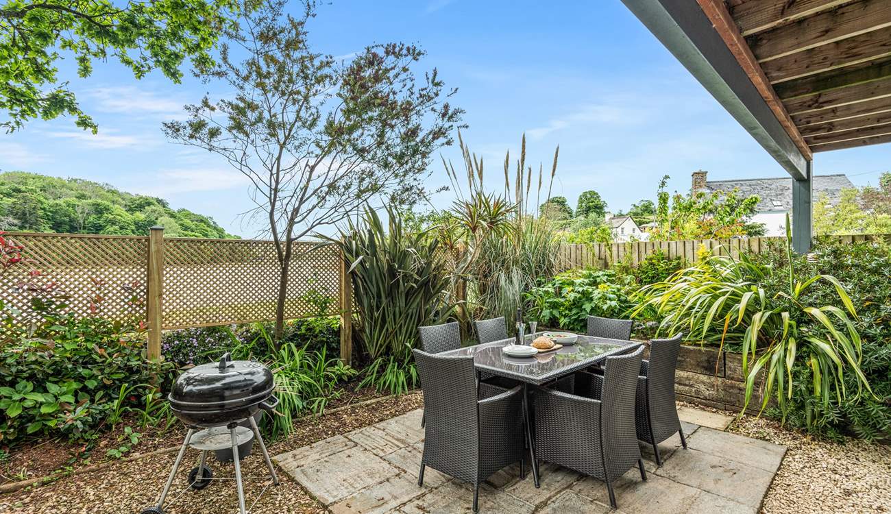 Enjoy a spot of al fresco dining in the wonderful garden area.