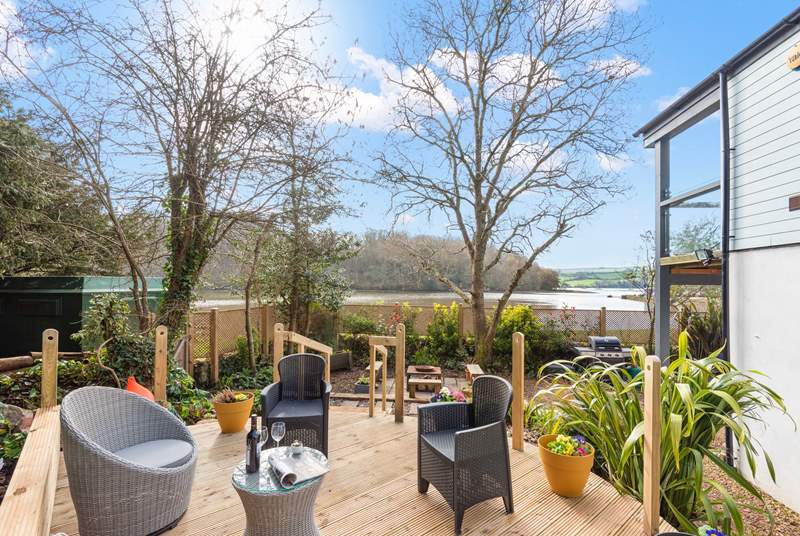 The glorious outside space is perfect for enjoying the sun and the views.