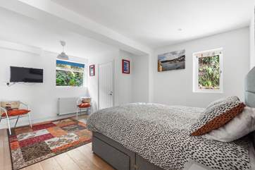 Downstairs are two more bedrooms - Bedroom 3 is a king room.