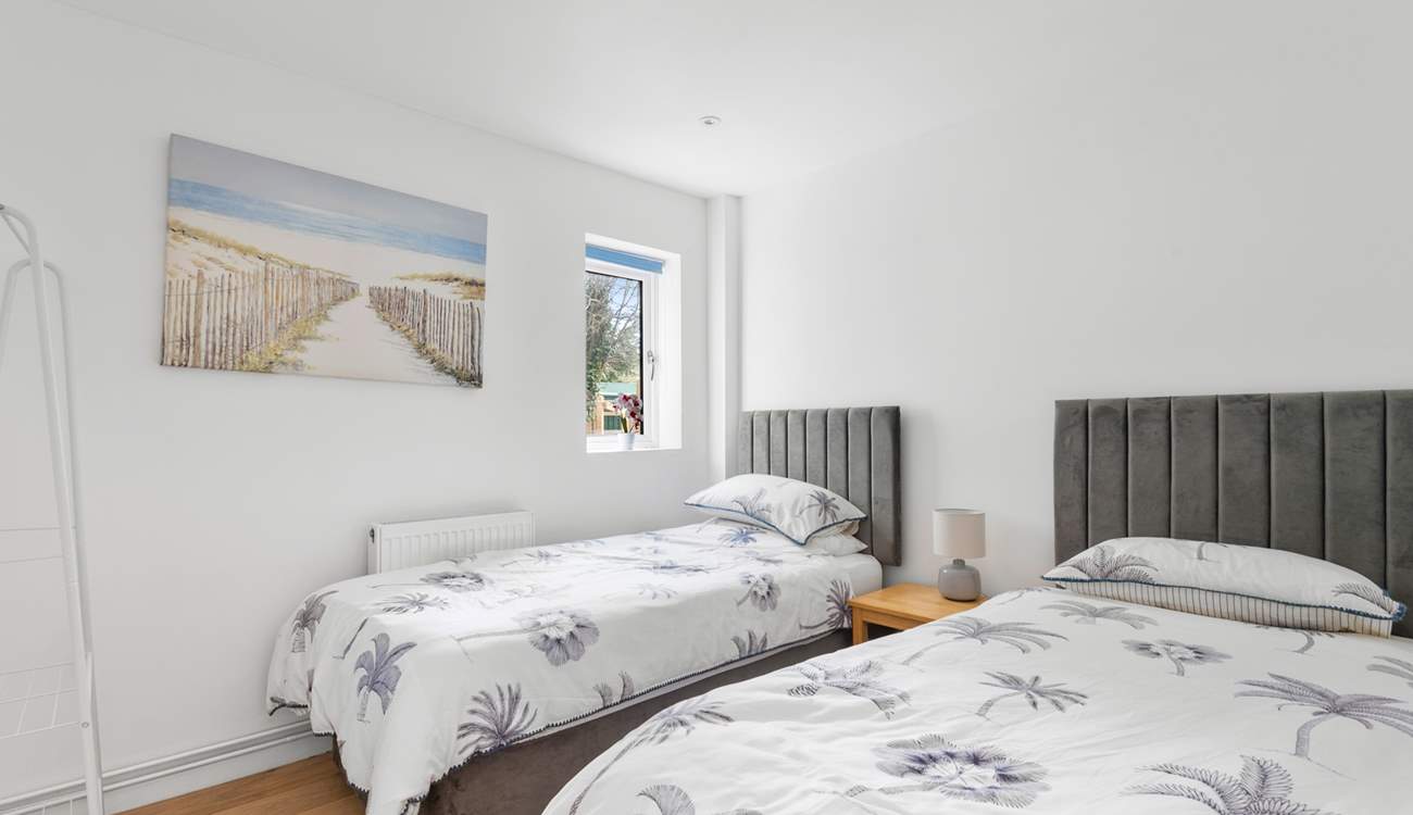 Bedroom 4 is a sweet twin room.