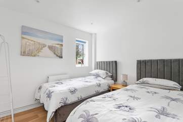 Bedroom 4 is a sweet twin room.