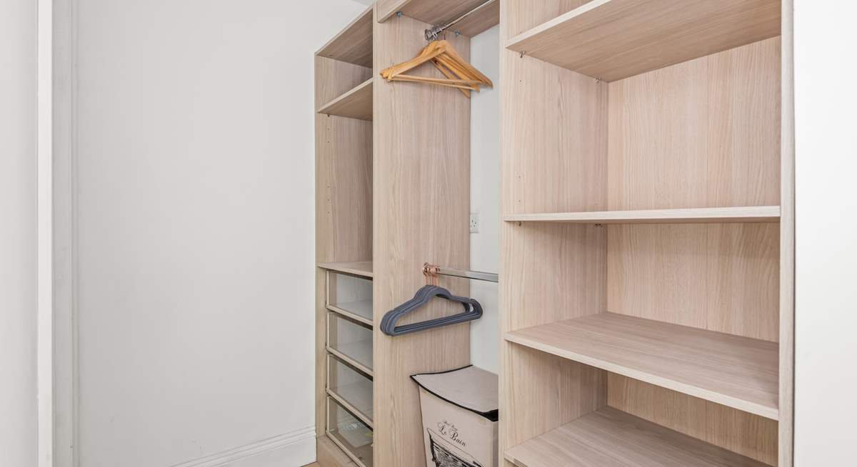 There's plenty of storage in bedroom three for your holiday wardrobe!