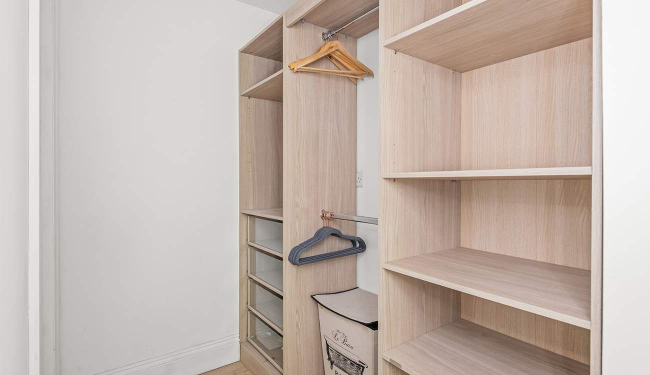 There's plenty of storage in bedroom three for your holiday wardrobe!