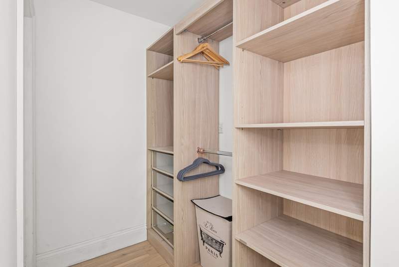 There's plenty of storage in bedroom three for your holiday wardrobe!