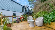 The glorious outside space is perfect for enjoying the sun and the views.