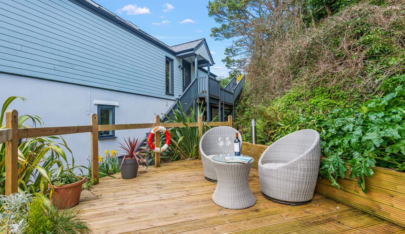 The glorious outside space is perfect for enjoying the sun and the views.