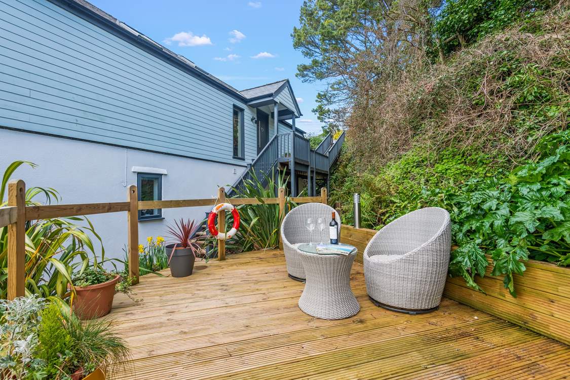 The glorious outside space is perfect for enjoying the sun and the views.