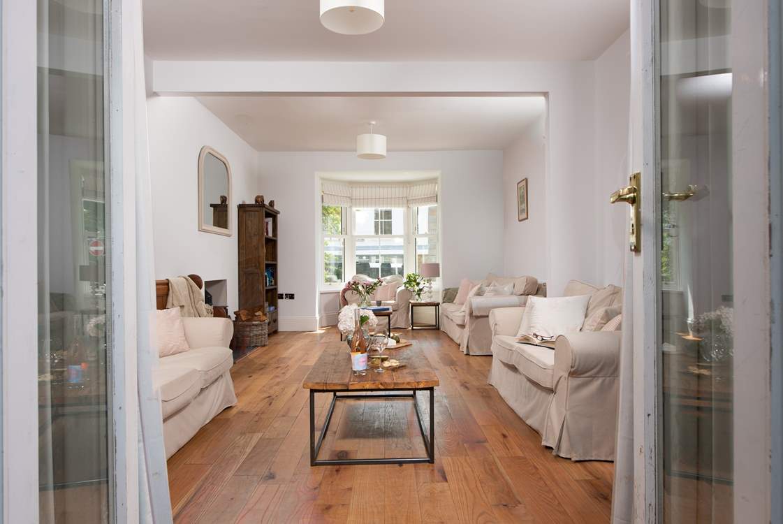 Relax in the beautiful sitting-room.