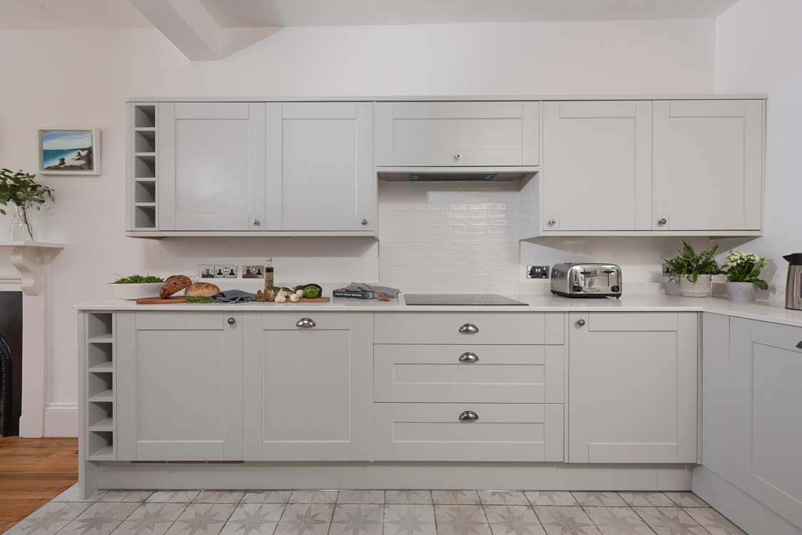 The lovely kitchen.