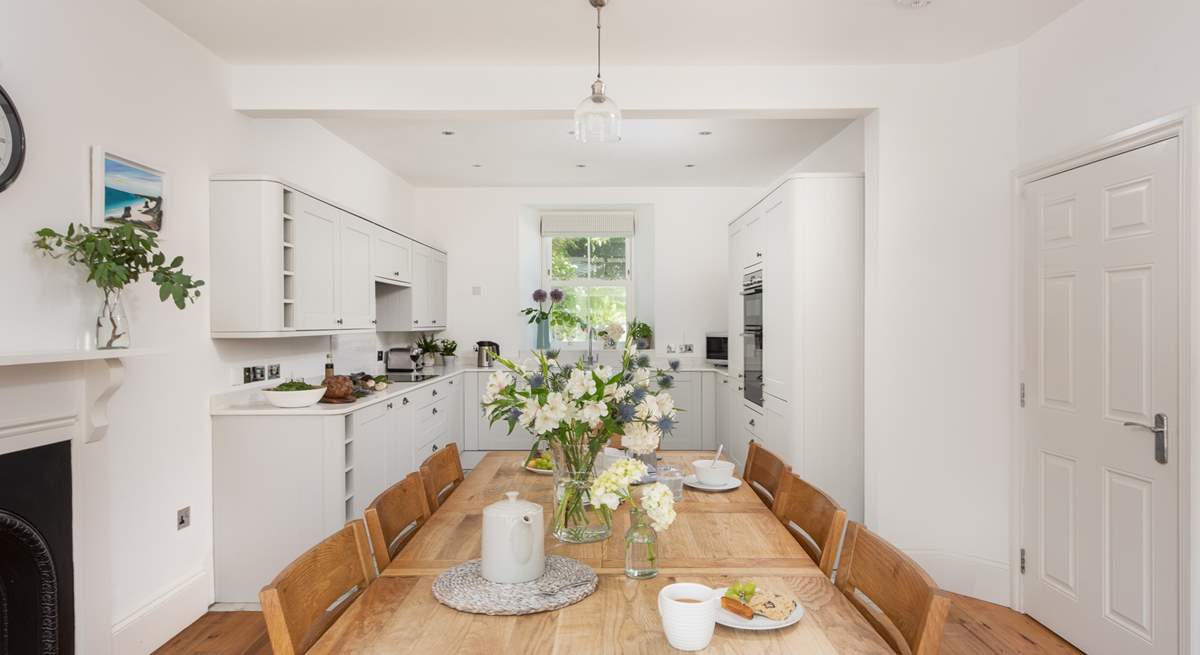 The dreamy kitchen/dining area.