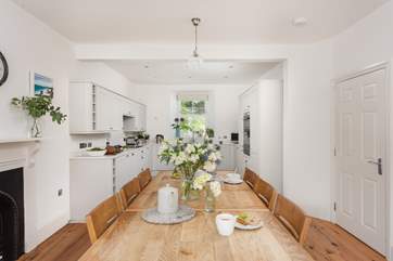 The dreamy kitchen/dining area.