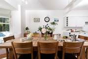 The fabulous dining space.