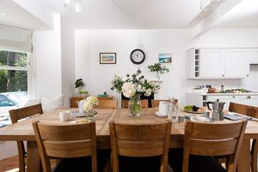 The fabulous dining space.