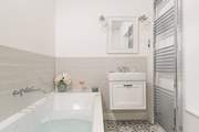 The lovely family bathroom on the first floor.