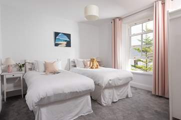 Bedroom 2 is a super cute twin room, which can be made up as a double.
