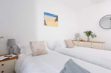Bedroom 3 can be made up as a double or a twin.