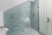 The spacious shower-room on the second floor.