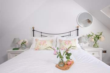 Bedroom 4 is a simply dreamy king-size room on the second floor.